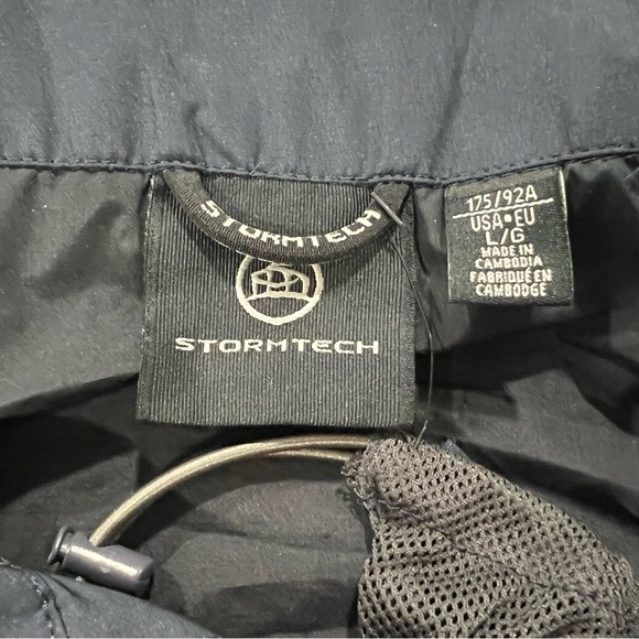 New (w/o tags) EUROSPORT Stormtech Windbreaker Jacket with “Pocket” Hood - Picture 6 of 8